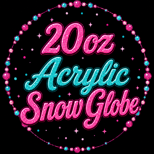 20oz Acrylic Snow Globe