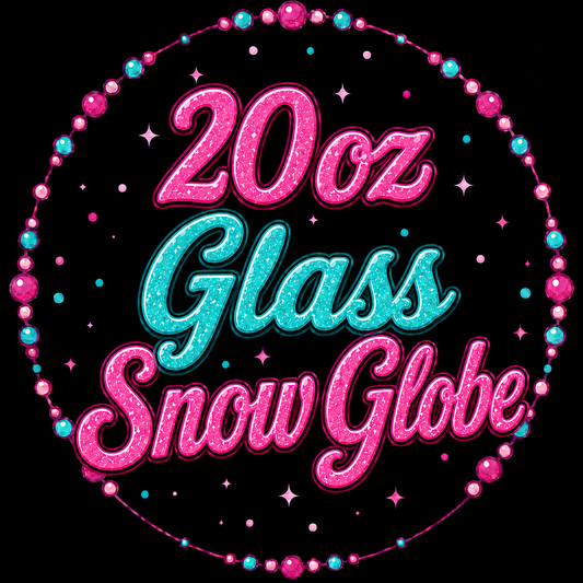 20oz Glass Snow Globes